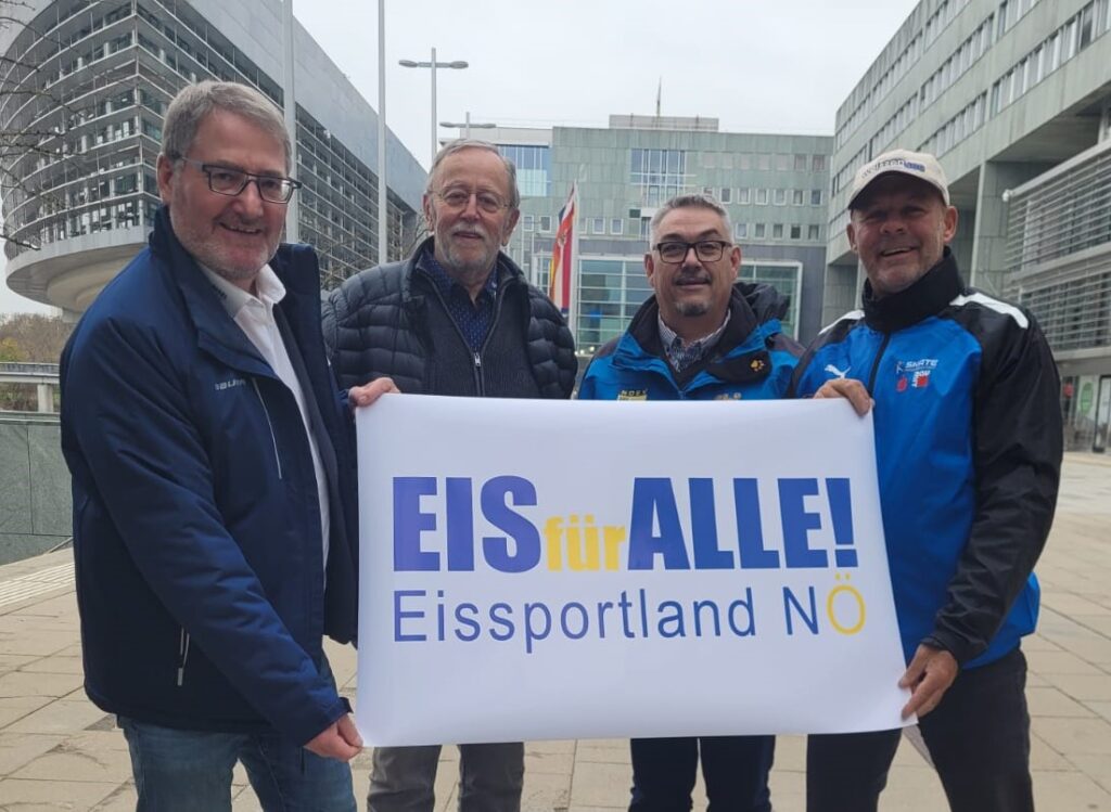 Jürgen Hampel (Hockey), Alfred Marbach (Skate), Alfred Weichinger (Stock, Thomas Nemeth (Speed)